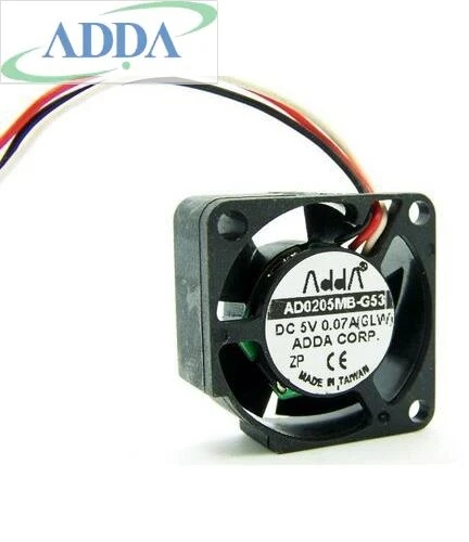 Бесшумный вентилятор охлаждения для ADDA 2510 5V 0.07A 2 5 см с двойным шаром|silent cooling