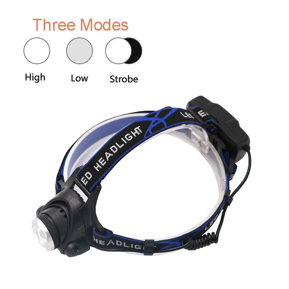 Налобный фонарь Coquimbo 4000 лм XM L T6 с зарядкой от USB|zoomable headlight|rechargeable headlampusb rechargeable