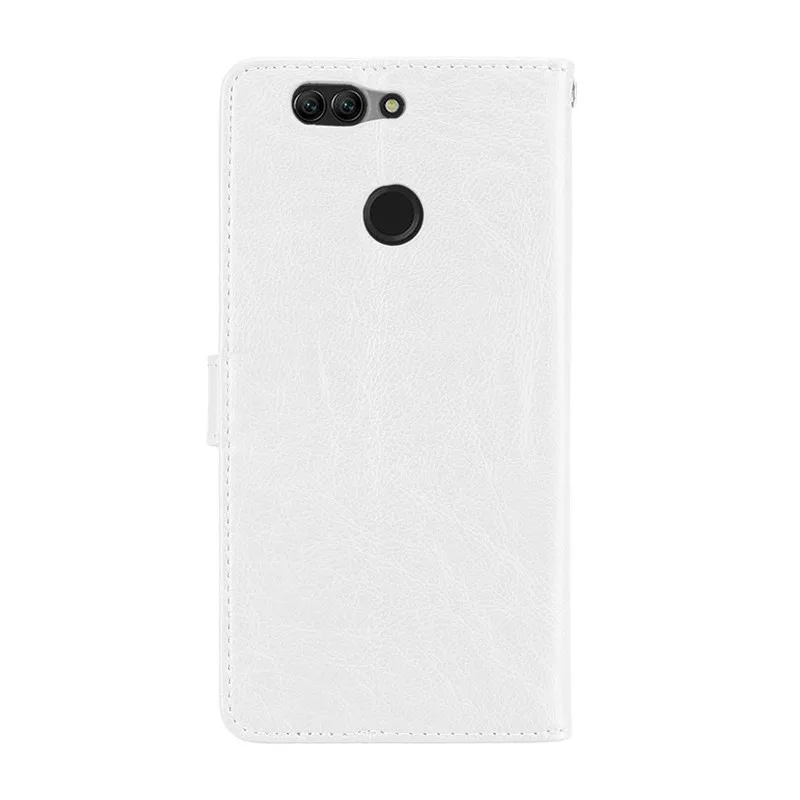 Чехол книжка для Huawei Nova 2 Plus из искусственной кожи в стиле ретро с узором Crazy Horse