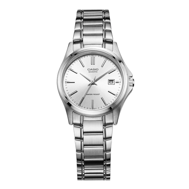 CASIO Watch Новое Прибытие LTP-1183Q-7A любителей Кварцевые Часы Женщины Часы Кожа Платье Наручные Часы Мода& Casual Часы Золотые - Цвет: LTP-1183A-7A