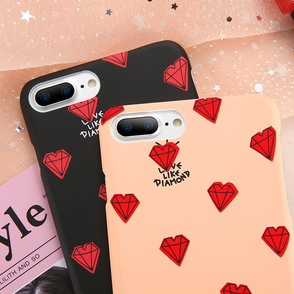 KISSCASE Fashion Cute Phone Case For iPhone X XR XS Max Hard PC Back Cover 5 5s Se 6s 7 8 Plus Cartoon Coque Fundas |