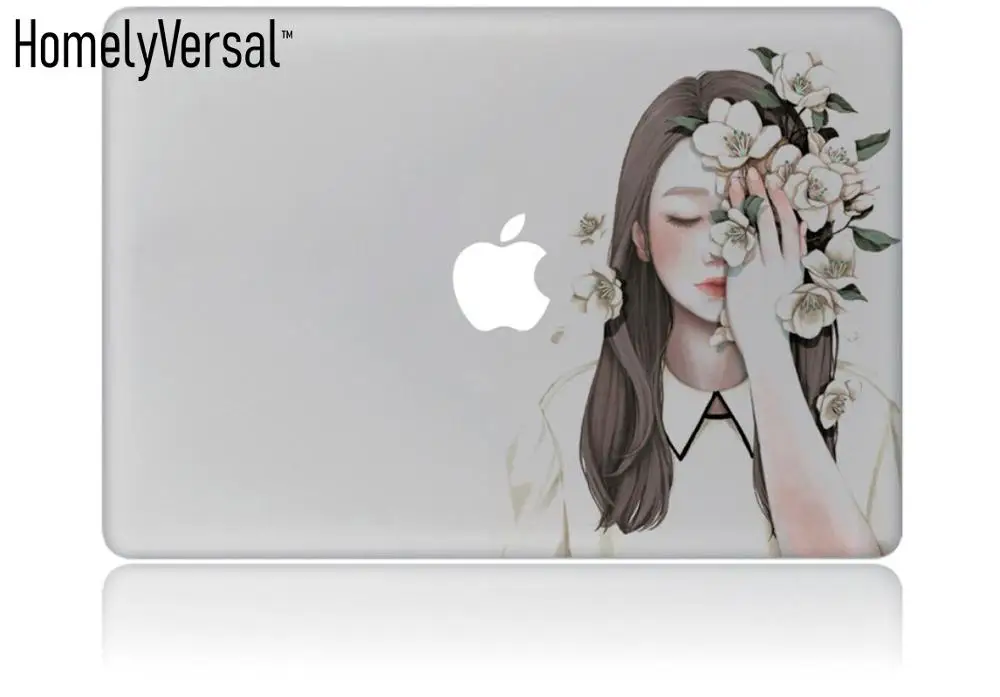 Красивый чехол для ноутбука наклейка для Apple Macbook Pro Air 13 11 15 мультфильм Кожа ноутбука оболочка для Macbook - Цвет: Красный