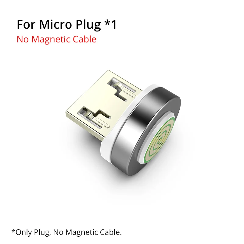 For Micro Plug 5А Магнитный кабель Micro Usb type C супер быстрая зарядка телефона Microusb type-C магнитное зарядное устройство Usb C для Iphone X huawei Xiaomi - Цвет: For Micro Plug