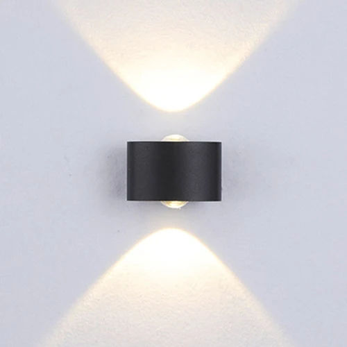 6W Black wall lamp QLTEG светодиодный настенный светильник современный бра лампа 6 Вт 12 Вт 18 Вт светодиодный настенный светильник водонепроницаемый лестничный светильник для спальни открытый светильник ing Крытый - Цвет абажура: 6W Black wall lamp