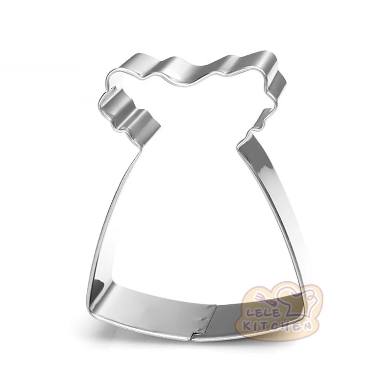 1 шт. детские металлические резаки для печенья|fondant cake decorating tools|cake toolsdress mold |
