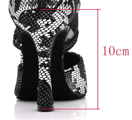 heel 10cm WUXIJIAO; Обувь для бальных танцев; женская обувь; zapatos de mujer; обувь для латинских танцев; обувь для сальсы; chaussure femme - Цвет: heel 10cm