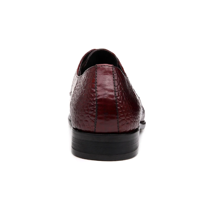 Мужские туфли ручной работы из натуральной кожи с круглым носком | Обувь