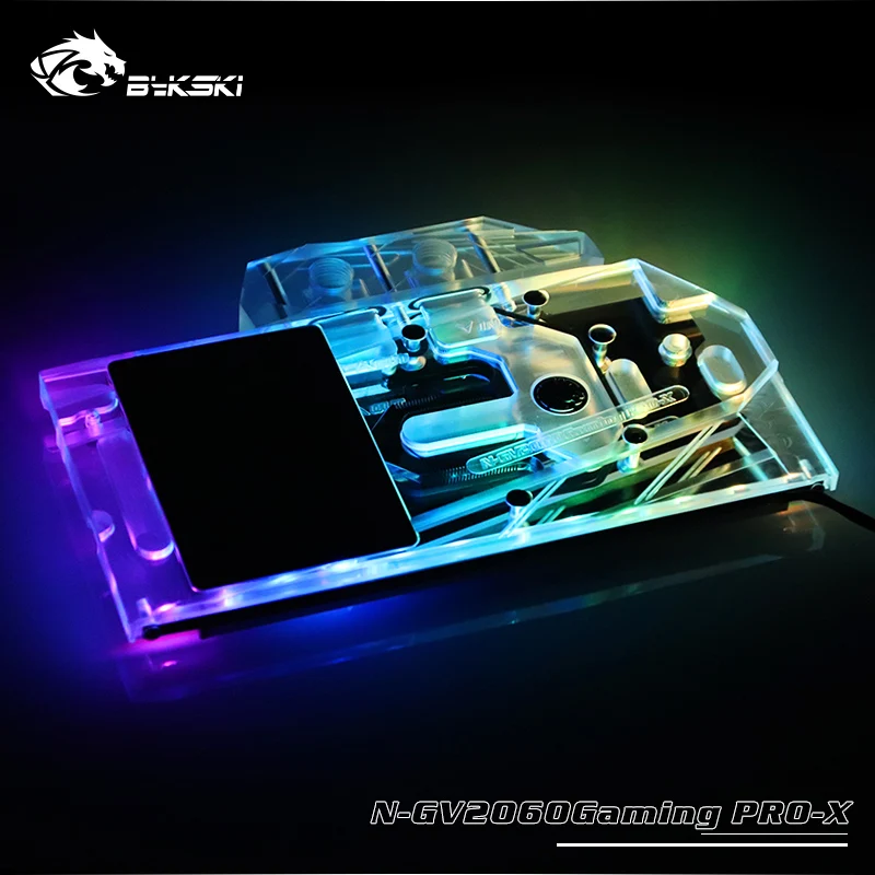Bykski GPU кулер подходит Gigabyte Geforce RTX2060/1660ti/1660 Gaming OC PRO 6G, VGA блок водяного охлаждения N-GV2060Gaming PRO-X
