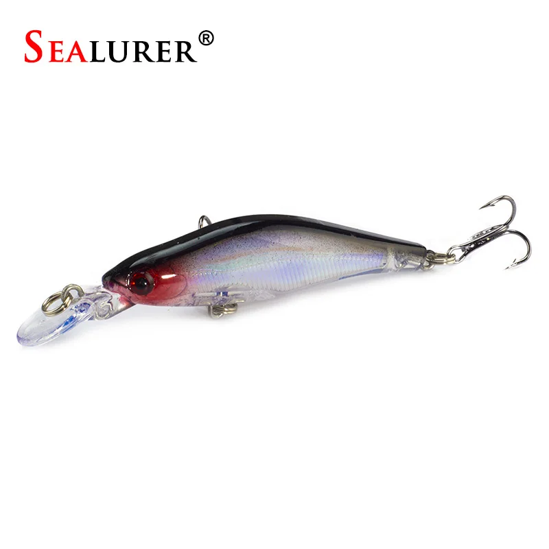 Sealurer 1 шт./лот рыболовные приманки 8 см/6 г кренкбейты Swimbaits Jerkbaits для окуня тонущий