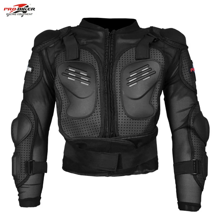 Pro-biker Детская Женская мотоциклетная Защитная гоночная куртка с защитой всего тела, куртка для мотокросса и езды