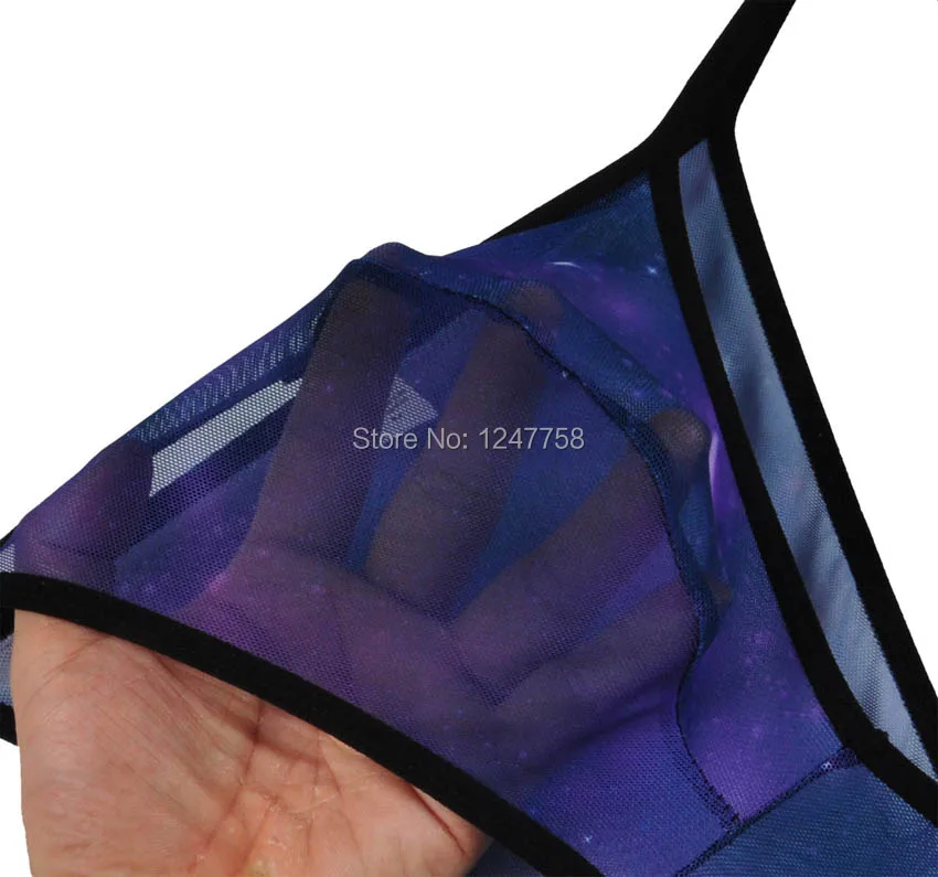 Новые Сексуальные мужские Красочные сетчатые мини трусы нижнее белье Мягкие