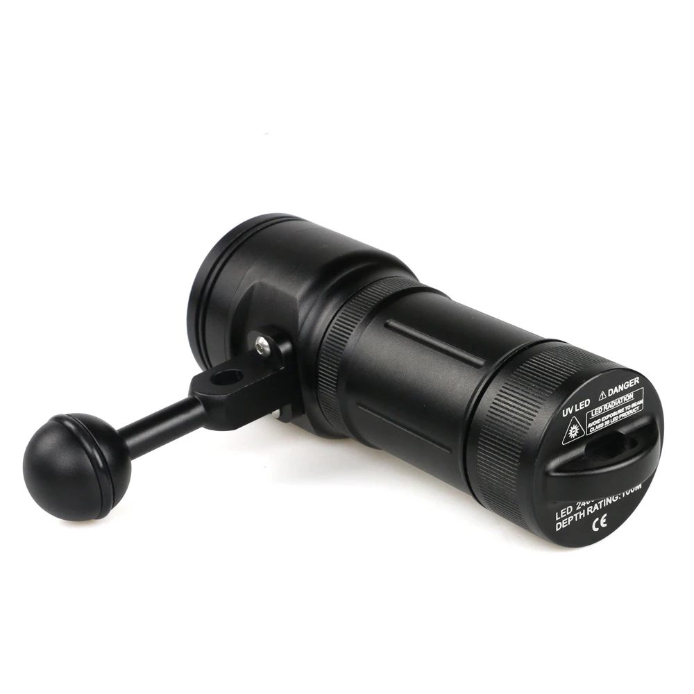 Подводный светодиодный светильник 100 м для подводного плавания 2400лм фотосъемки