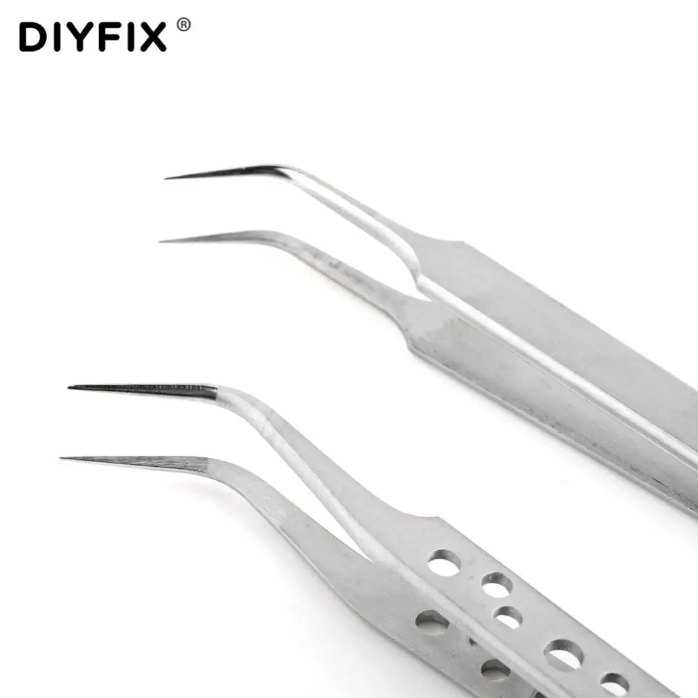 DIYFIX точные пинцеты для электроники промышленные антистатические прямые
