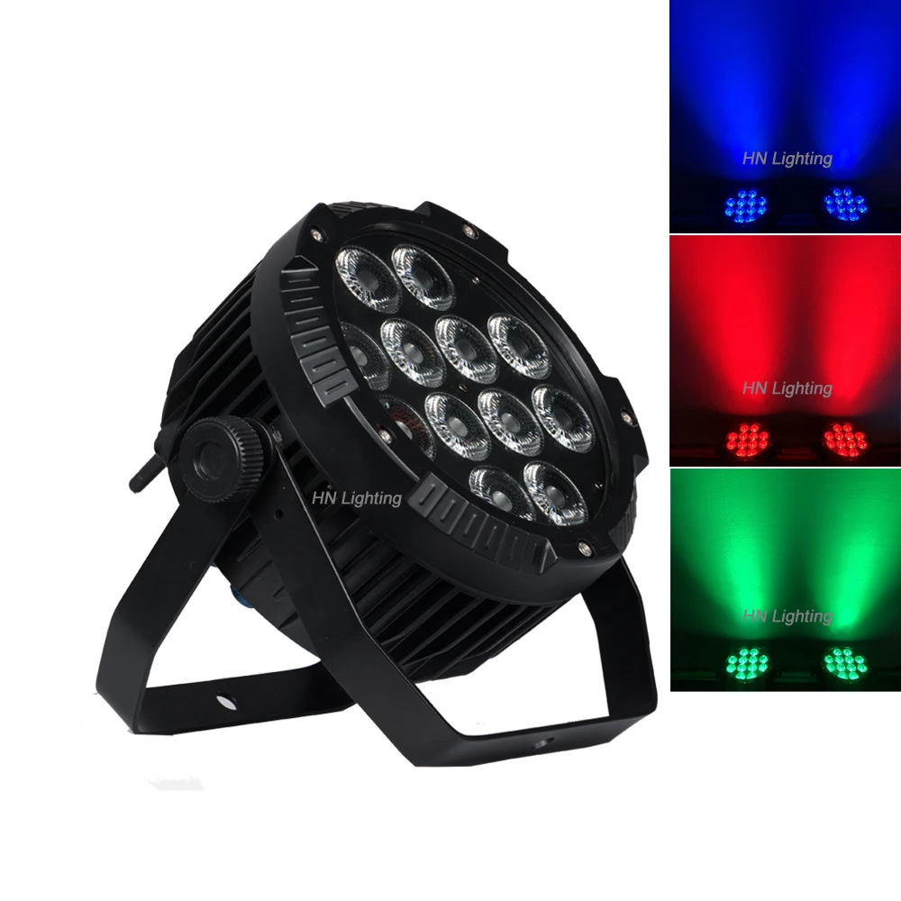 للبيع 6 قطعة IR التحكم عن بعد 6*18 W RGBWA UV اللاسلكية Dmx بطارية شقة الاسمية Led للماء مصباح موازي المستوى المرحلة