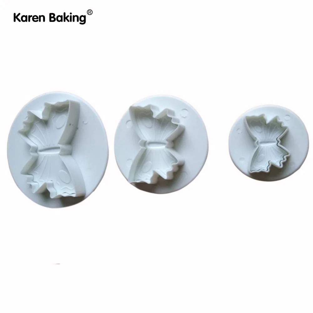 3 шт. в форме бабочки торт печенье машина плунжерная паста сахар ремесло