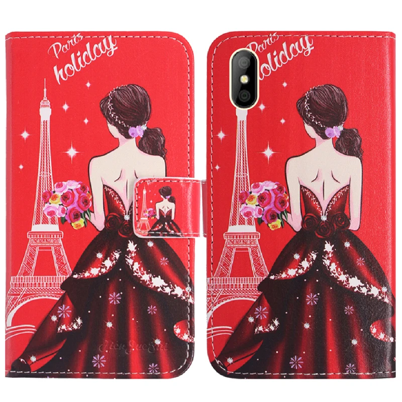 TienJueShi Magnetic Turn Fashion Cute Design Protect Leather Cover Case For Doogee X11 5 inch Shell Wallet Etui Skin | Мобильные