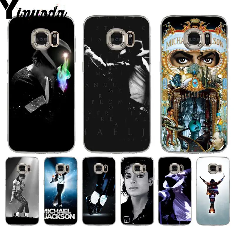 Yinuoda Мягкий ТПУ чехол для телефона с изображением Майкла Джексона певица samsung galaxy