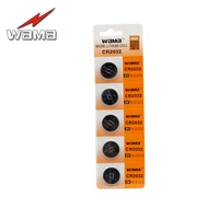 5pcspack wama cr2032 button cell coin batteries br2032 dl2032 ea2032c ecr2032 l2032 lithium 3v car remote battery