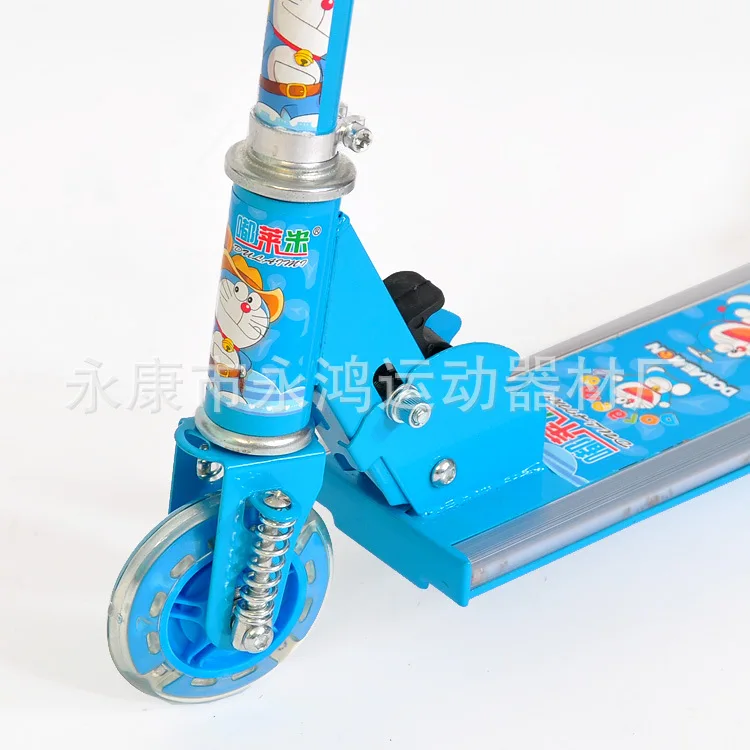 Детские высококачественные скутеры с регулируемой высотой складные со