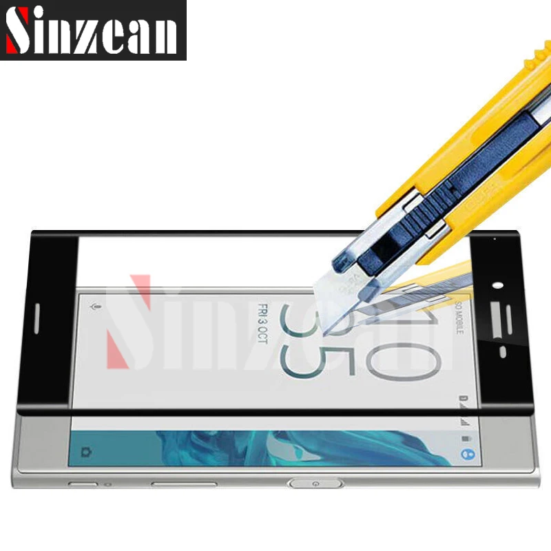 Sinzean 100 шт 3D Изогнутые полностью покрытые Закаленное стекло протектор экрана для