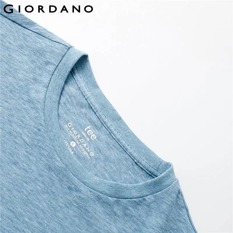 Giordano мужская футболка bamboo с круглым воротом и короткими рукавами из натурального
