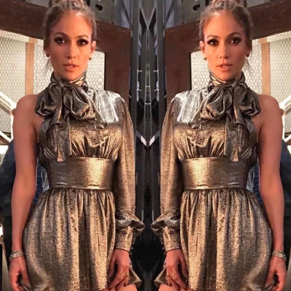 2017 женское сексуальное платье на одно плечо с золотым покрытием A181 | Женская