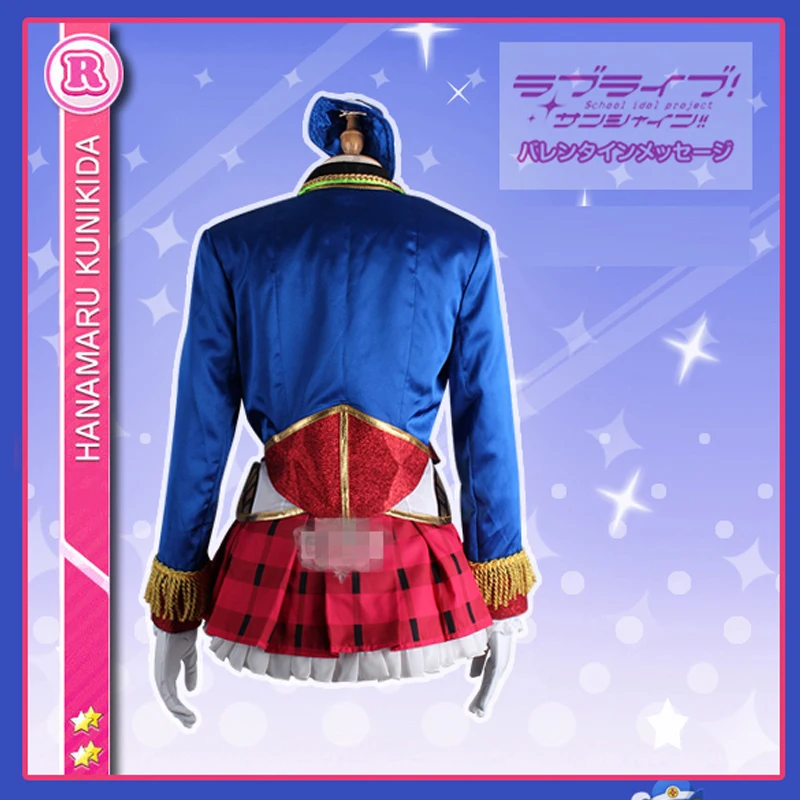 Индивидуальный размер, аниме Lovelive sunshine, вечерние платья для косплея с поездом Kunikida Hanamaru, костюмы на Хэллоуин для женщин, одежда