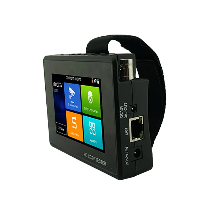 4-дюймовый наручные 4K H265 IP 8MP TVI 4MP CVI 5MP AHD CVBS 5-в-1 CCTV тестер с DC12V 3A DC48V POE Мощность Выход и WI-FI компиляция java-приложений