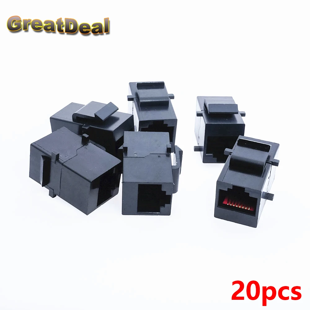 

Разъем RJ45 Cat5 Cat5e, 20 шт., сетевой кабель RJ45, пустая панель, удлинитель RJ45, Соединительный адаптер HY445