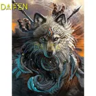 Алмазная мозаика Волшебный волк 5D сделай сам