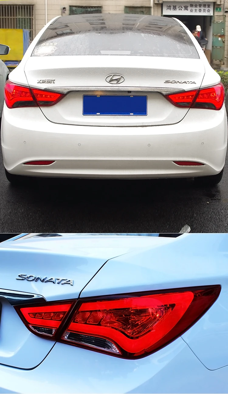 AKD Автомобиль Стайлинг задний фонарь для hyundai Sonata светодиодная сигнальная лампа задний фонарь светодиодный светодиодные фары дневного света Стоп задний фонарь аксессуары