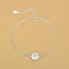 Ювелирные изделия серебряного цвета, браслет на ногу с изображением маргаритки и цветка, браслет на ногу для женщин, девушек, подруг, ступней без стопы