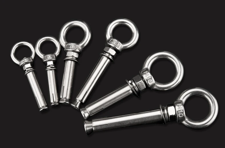 304 болты для расширения из нержавеющей стали винтовые M12 * 80/90/100/120/150 подъемного