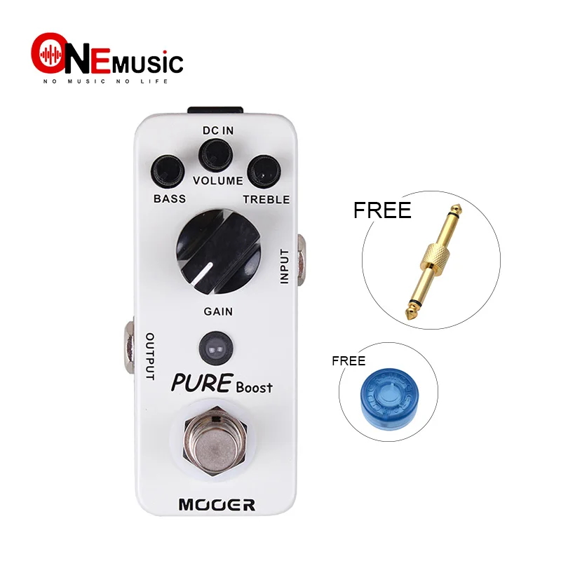 MOOER микро серия чистый эффект гитарная педаль компактная True Bypass 2 band EQ с золотым