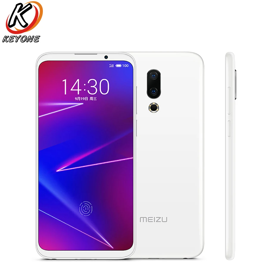 Meizu 16 16x LTE мобильный телефон 6," 6 ГБ ОЗУ 128 Гб ПЗУ Восьмиядерный процессор Snapdragon 710 Android 3100 мАч встроенный смартфон с отпечатком пальца