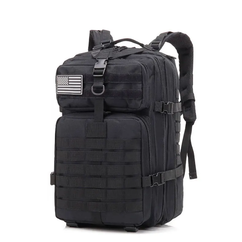 Военный Рюкзак Molle, тактическая армейская штурмовая сумка, 3P EDC, рюкзак для походов, кемпинга, охоты, камуфляж, водонепроницаемый пакет 45L
