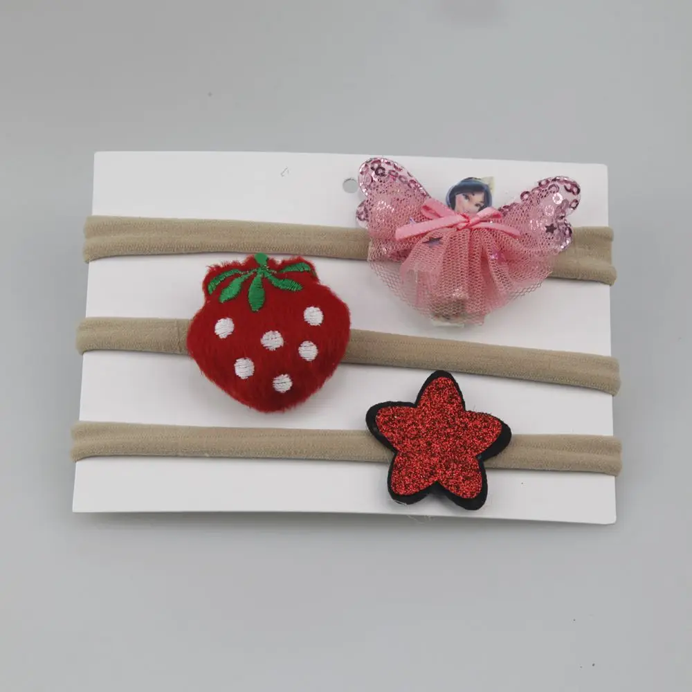 Распродажа 3 шт./компл. головная повязка для новорожденных облегающая мягкая