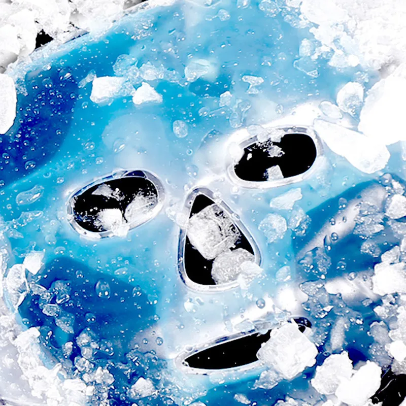 Cold Gel Face Mask Ice Compress Blue Full Cooling Anti-Fatigue Relief Pad With Pack Facial Care Tool Eye | Красота и здоровье