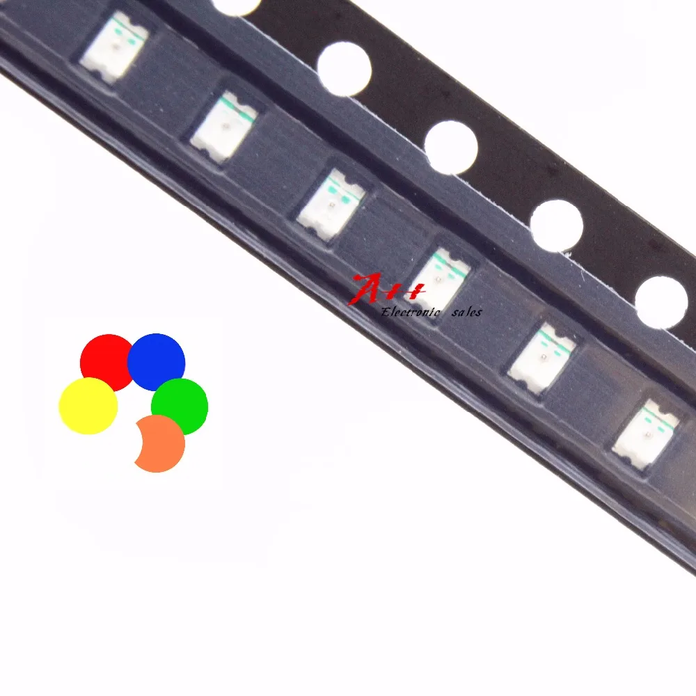 100 шт. 0805 led полный спектр высокое светильник SMD LED светильник-светодиод