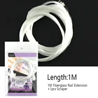 Набор акриловых накладных ногтей для наращивания ногтей, комплект рулонных накладных ногтей из стекловолокна, строительный гель