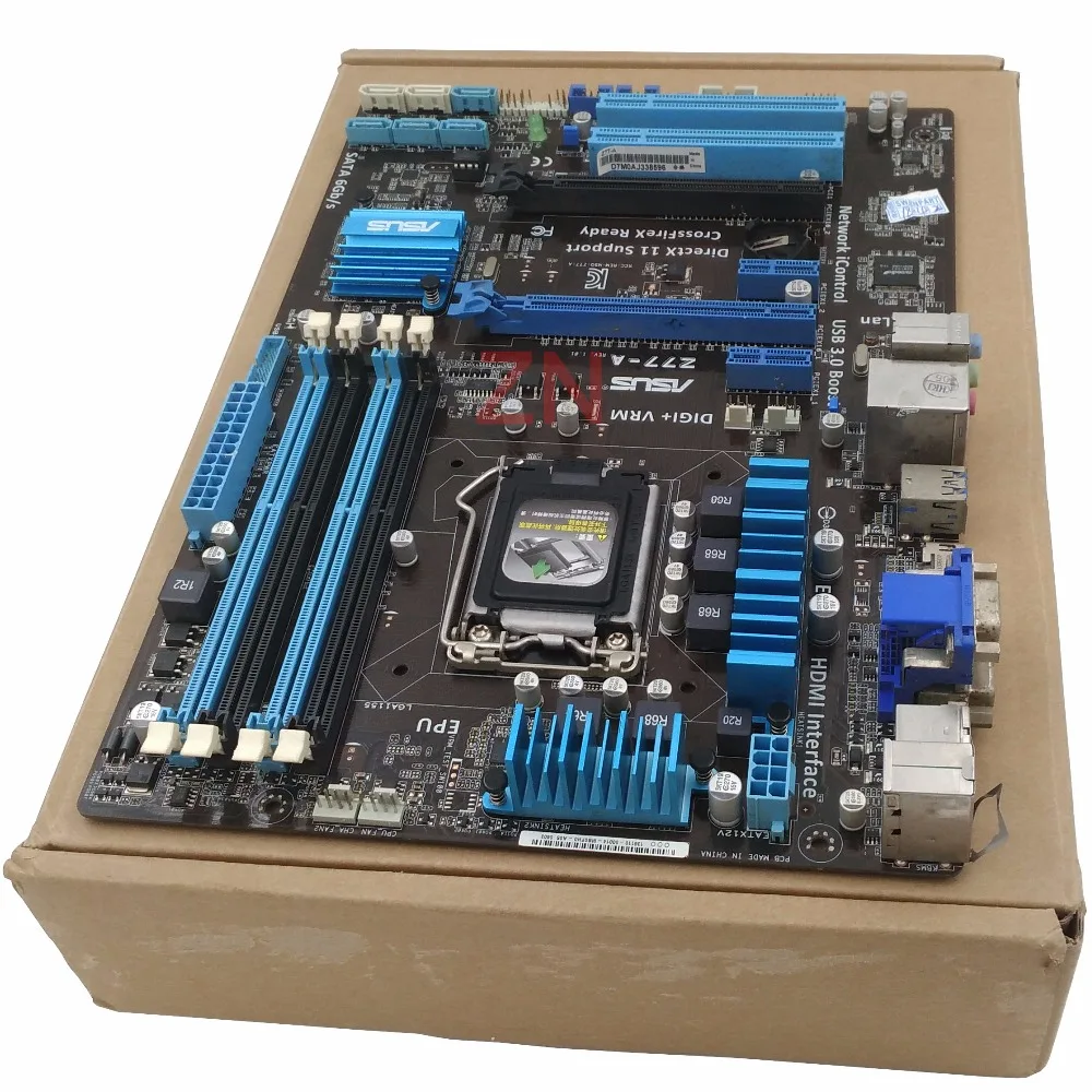 Оригинальный использоваться для настольных ПК ASUS z77 a поддержка разъем LGA 1155 I7 I5 I3 4