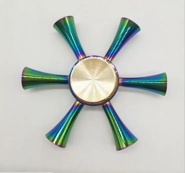 Foleto новые металлический фиджет Спиннер палец Spinner Анти Стресс ручной Для аутизм