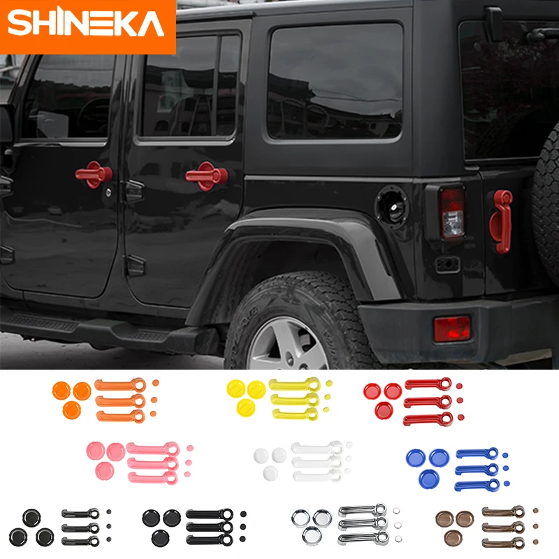 SHINEKA ABS Автомобильная внешняя дверная ручка корпус и чаша накладка декоративные