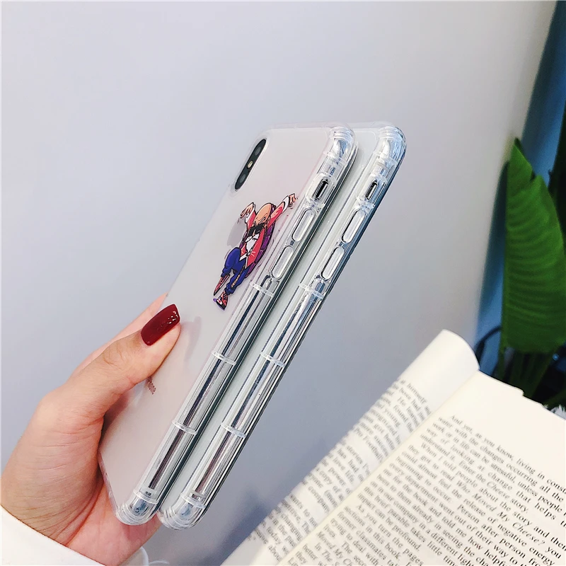 Мультяшная Милая Улица Сезам Элмо печенья чехол для iPhone X Xs max XR 6 S 7 8 plus губка детский воздушный прозрачный, мягкий чехол coque