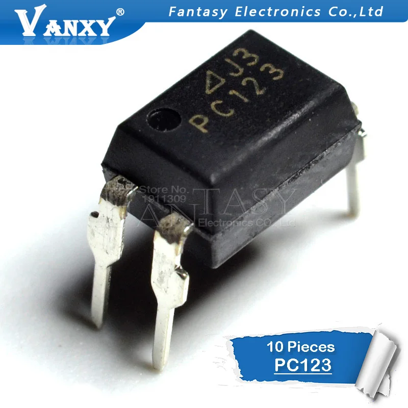 10 шт. PC123 DIP4 DIP PC123B DIP-4 новый и оригинальный IC | Электронные компоненты