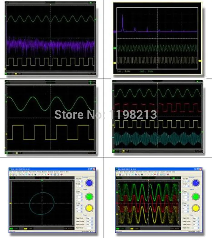 Hantek 6052BE USBXI 2CH USB цифровой осциллограф 50 МГц 150 мс/с 6052BE|oscilloscope windows|oscilloscope 100mhzoscilloscope