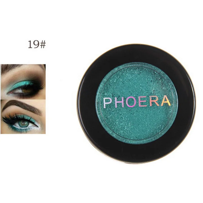 PHOERA 1 шт. Новое поступление Картофельная текстура тени для век макияж Косметические Тени для век 24 цвета длинные LastingNatural матовые тени для век Палитра - Цвет: 19
