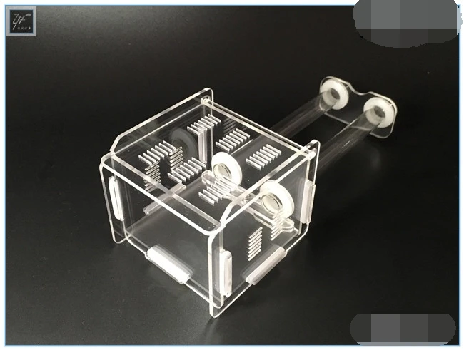 Акриловые муравьиные домики 2 стеклянных трубки Муравьиное гнездо экологичные