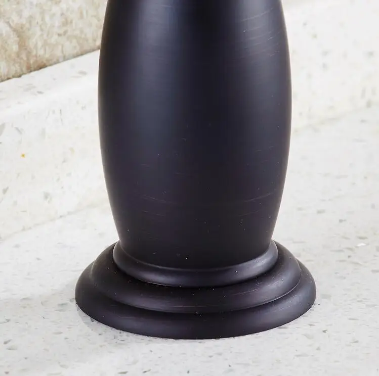 Латунный Смеситель для раковины в ванную комнату черный кран с одной ручкой