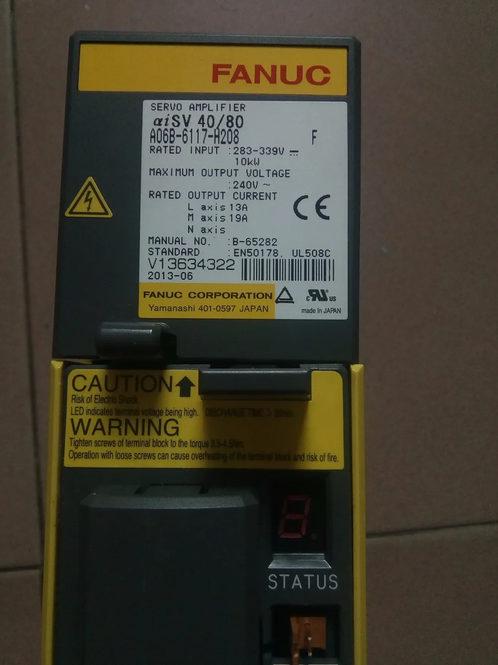 FANUC Альфа сервопривод усилитель привода A06B 6117 H208 для станка с ЧПУ|servo